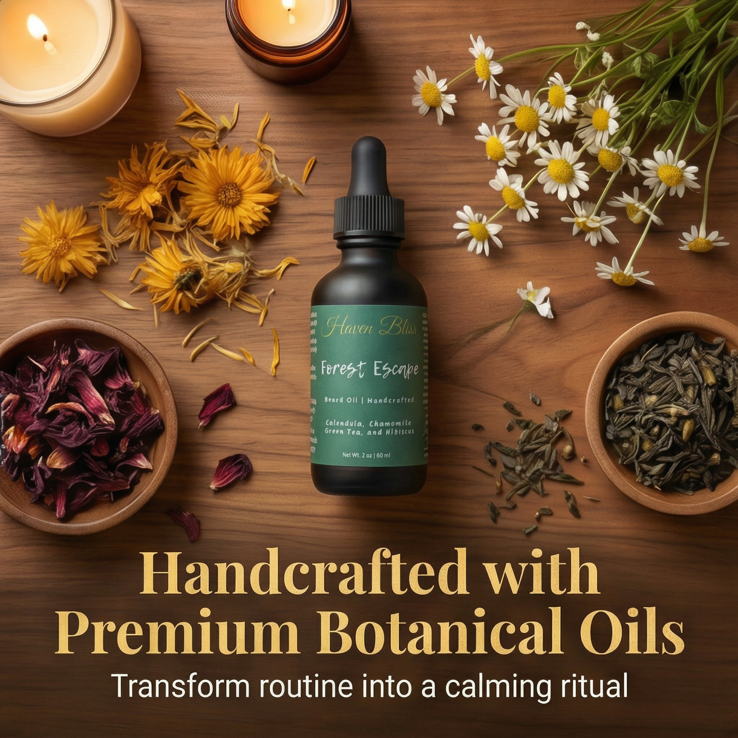 Forest Escape Lightweight Non-Greasy Beard Oil 2 oz
