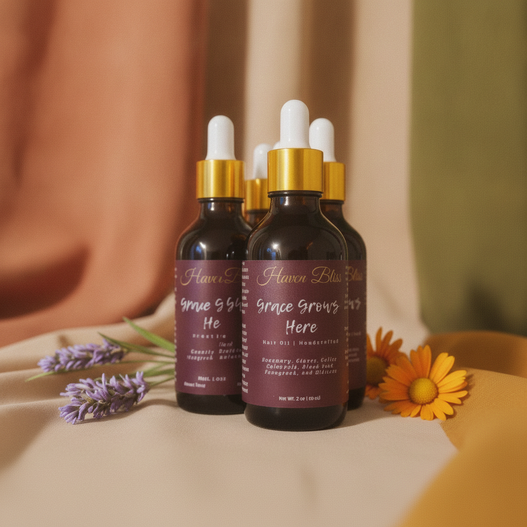 Grace Grows Here | Botanical Hair Oil