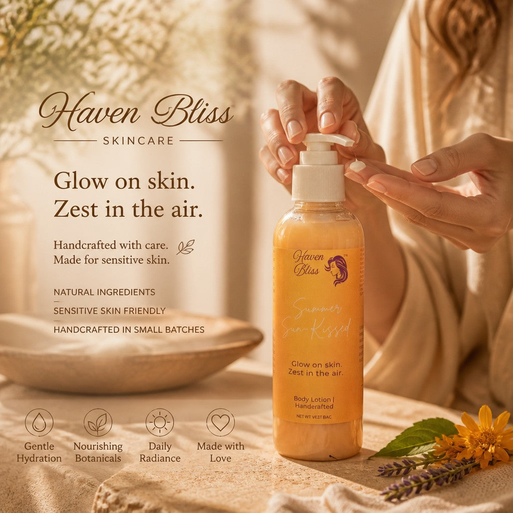 Hydrating Body Lotion with Green Tea Summer Sun-Kissed - 4oz