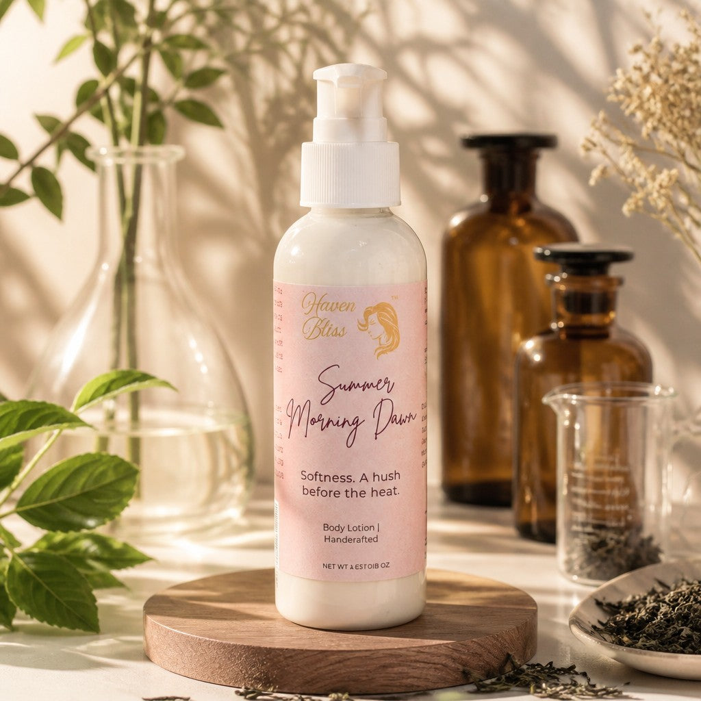 Hydrating Body Lotion with Green Tea Summer Morning Dawn - 4 oz