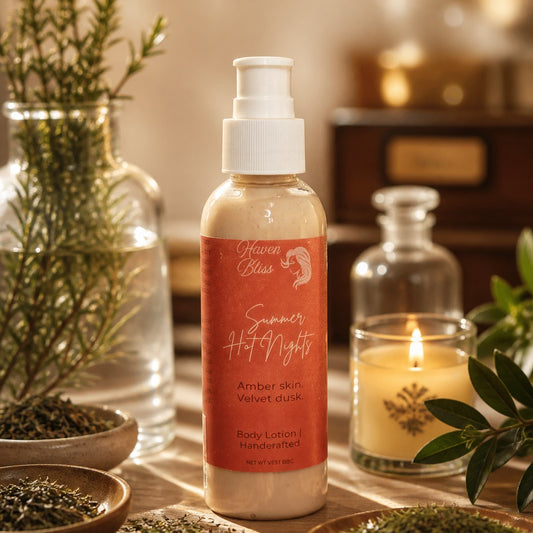 Hydrating Body Lotion with Green Tea Summer Hot Nights - 4oz