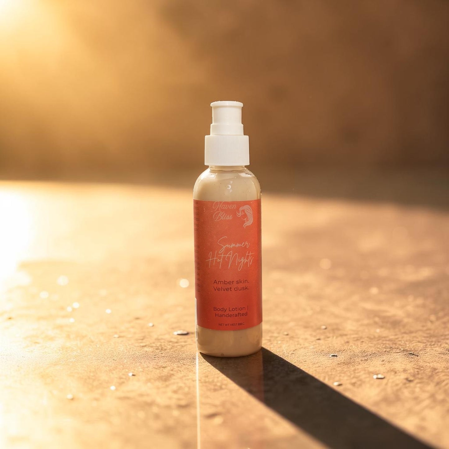 Hydrating Body Lotion with Green Tea Summer Hot Nights - 4oz