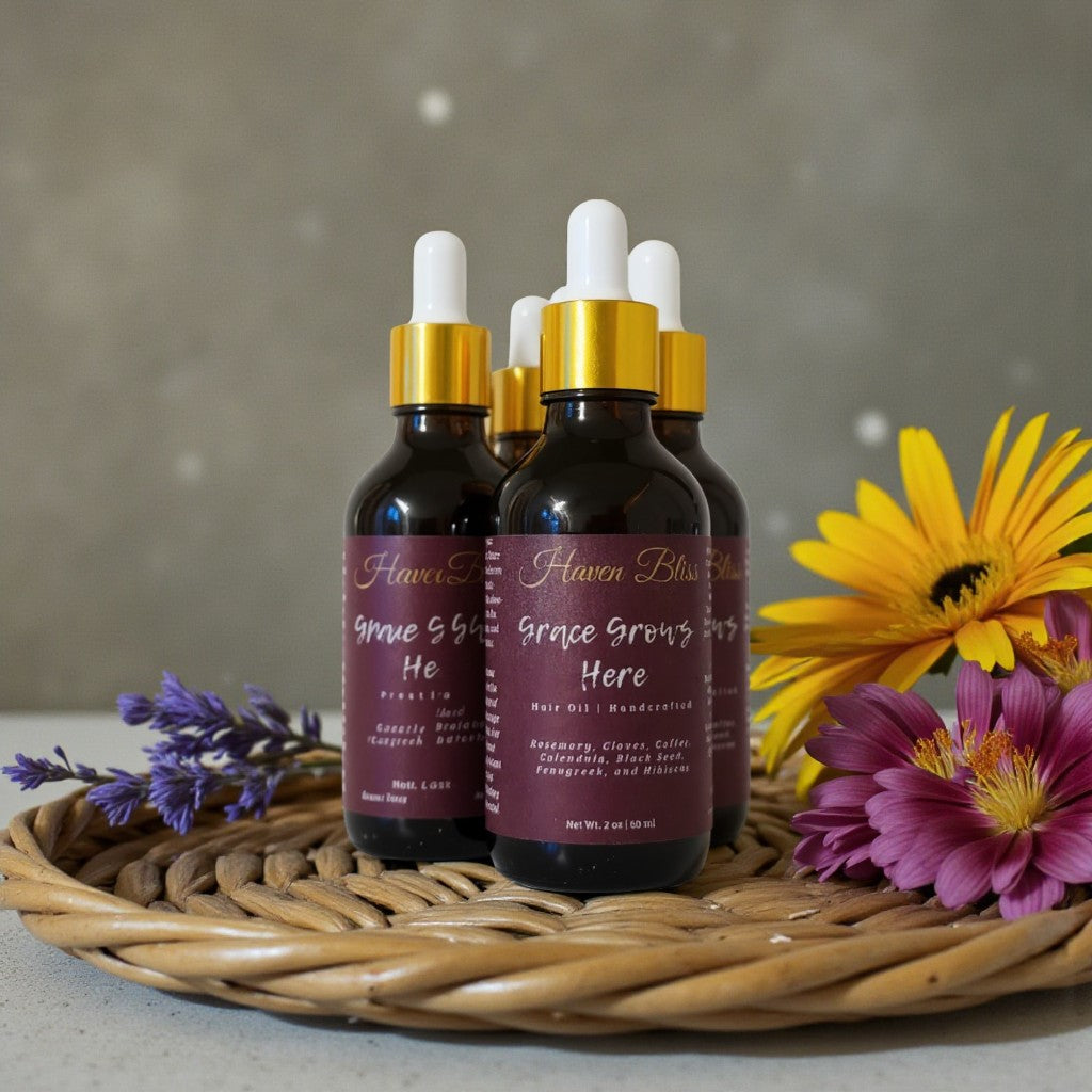 Grace Grows Here | Botanical Hair Oil